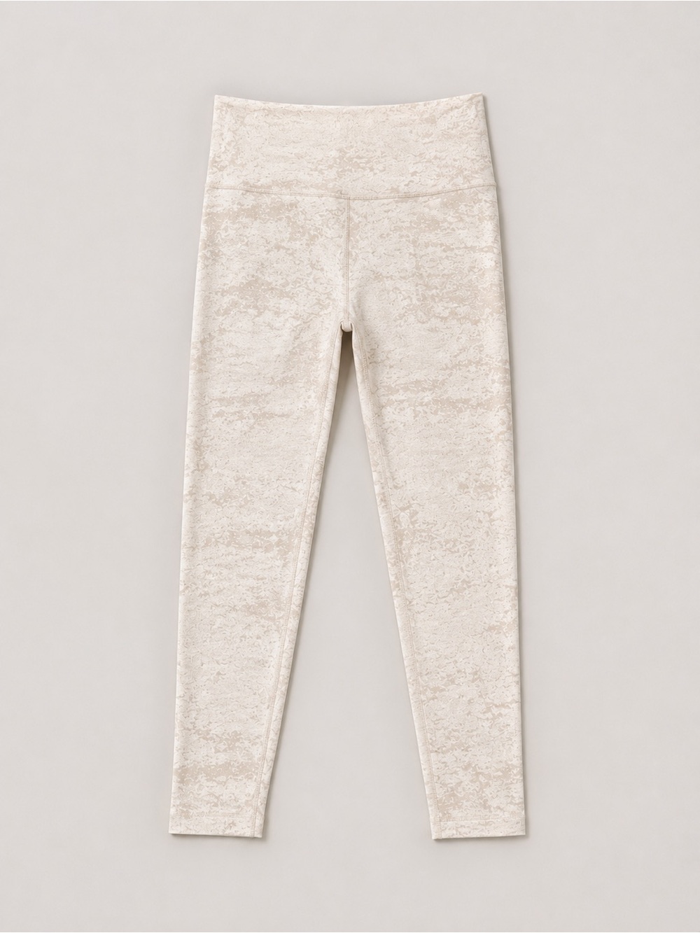 Calvin Klein Cream Marble-Textured Leggings for Kids